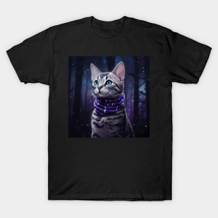 Silver Bengal Cat T-Shirt